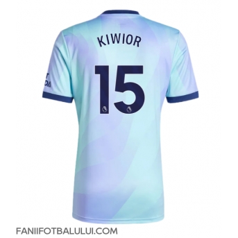 Arsenal Jakub Kiwior #15 Tricou Fotbal Replică 2024-25 Barbati Treilea